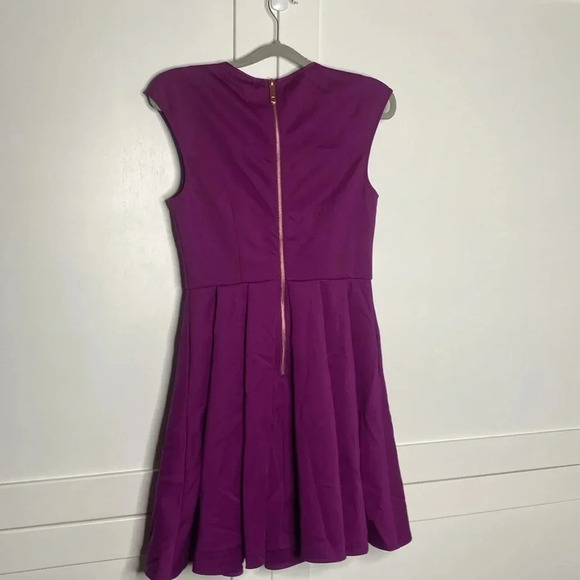 TED BAKER Jadore Purple Beaded Dress - Picture 3 of 8